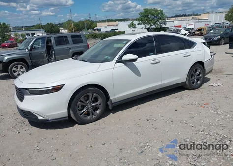 2023 Honda Accord Hybrid Ex-L из США, поврежденный, VIN 1HGCY2F6XPA001093